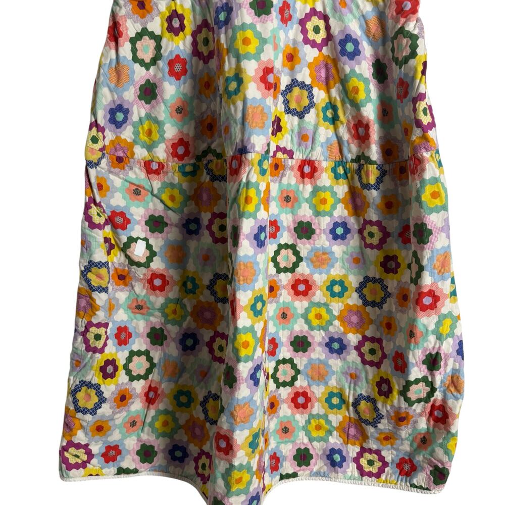 Mira Mikati White Floral Crochet Maxi Dress with Multicolor Flowers - Picture 11 of 16